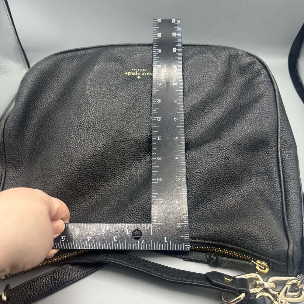 Kate Spade Mulberry Street Vivian Shoulder Black Leather Bag - Picture 15 of 15